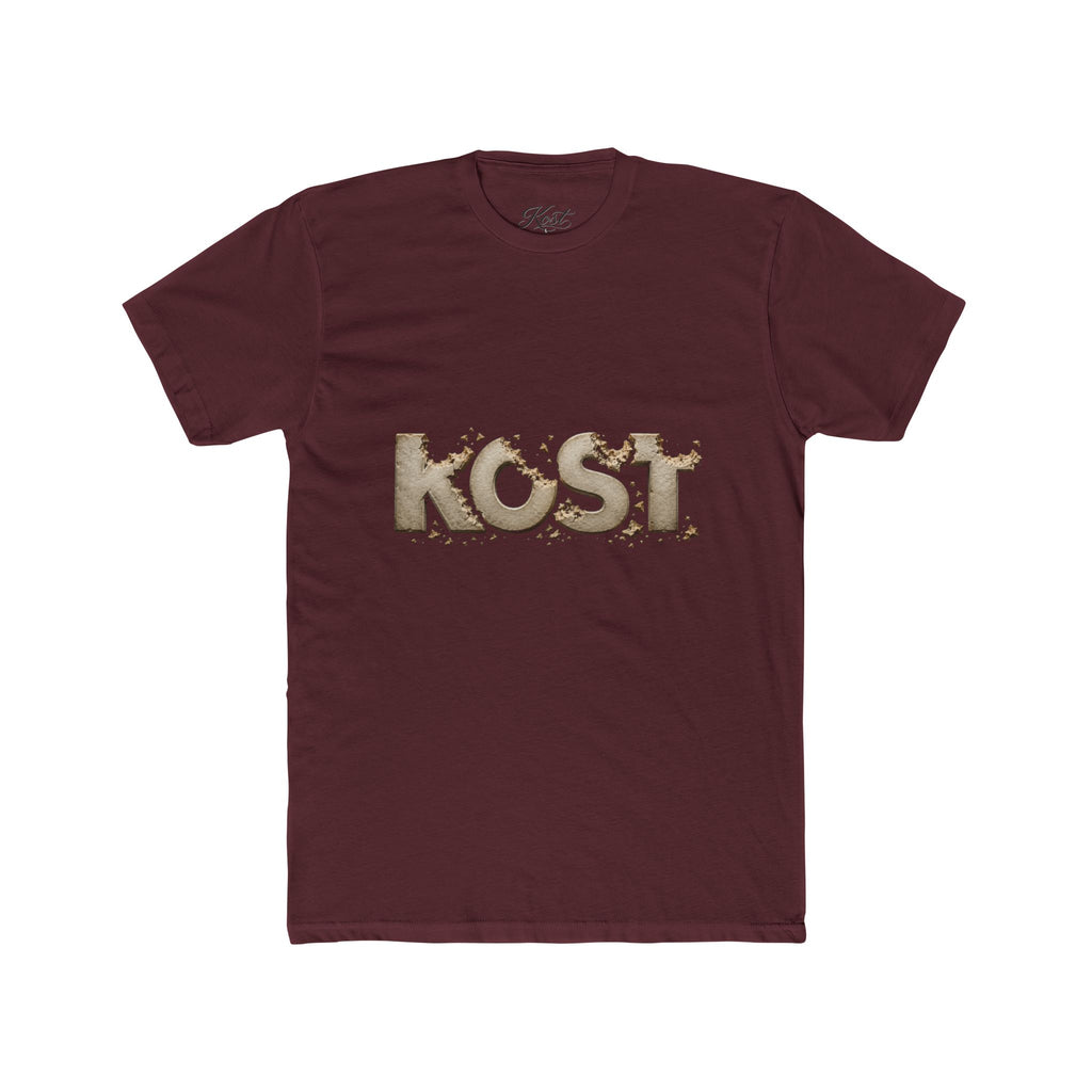 KOST Logo Tee — Distressed Vintage Lettering Cotton T-Shirt