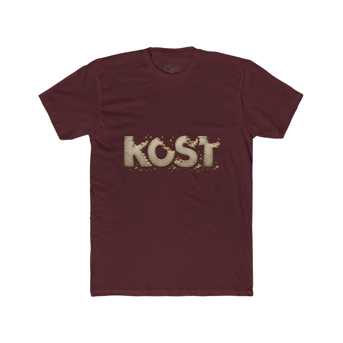 KOST Logo Tee — Distressed Vintage Lettering Cotton T-Shirt