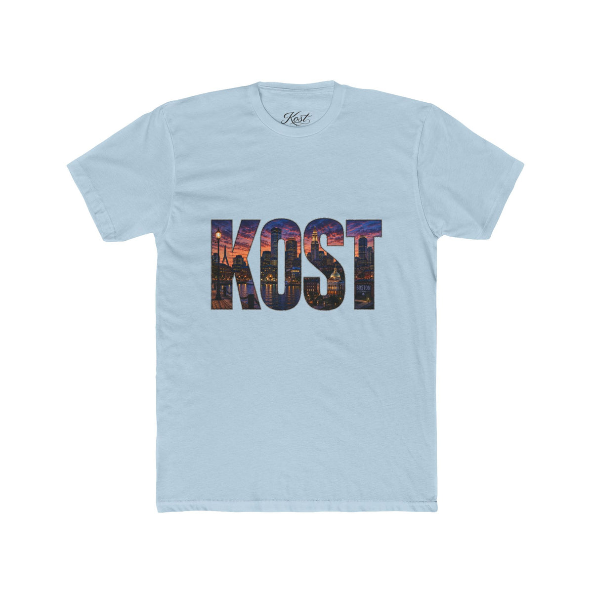 KOST Cityscape T-Shirt — Urban Skyline Lettering Tee